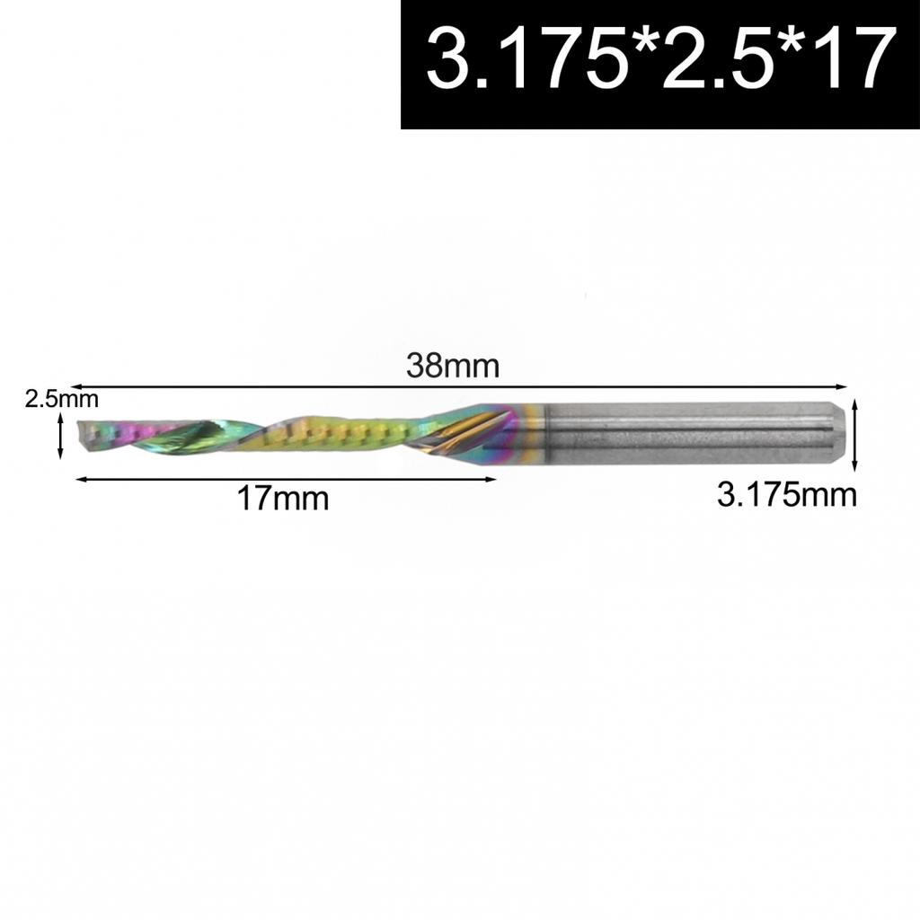Carbide End Mill Milling Cutter Woodworking Tool Versatile Use