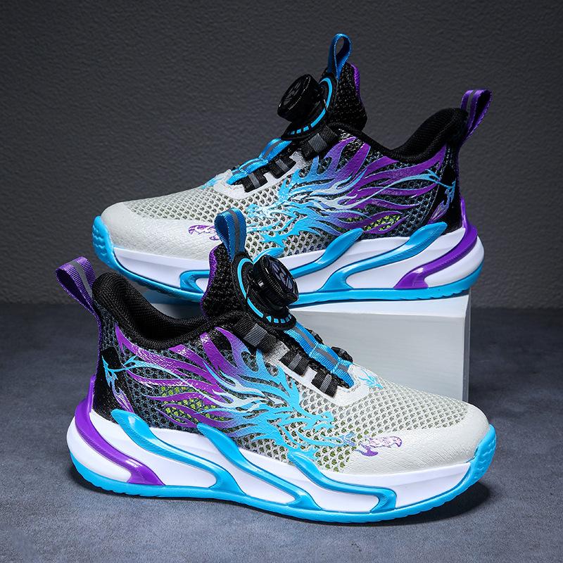 

Children s summer mesh breathable sports shoes single net Putian classmates doll professional training shoes basketball shoes rotating buckle 39