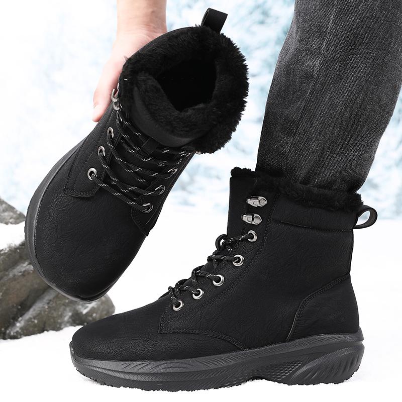 Women'S Winter Shoes Designer Luxury Shoe Thick Soled Snow Boots Black Ankle Boots Men'S Hiking Boots Elegant Men'S Shoes