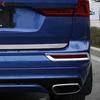 For Volvo XC60 XC 60 2018   Chrome Car Rear Bumper Fog Light Lamp Cover Trim Tail Foglight Bezel Trims Accessories
