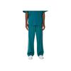 adidas Originals Retro Sport Side Stripe Logo Embroidered Elastic Mid-Waist Straight Leg Knitted Sweatpants Men Bottoms Turquoise IZ2473
