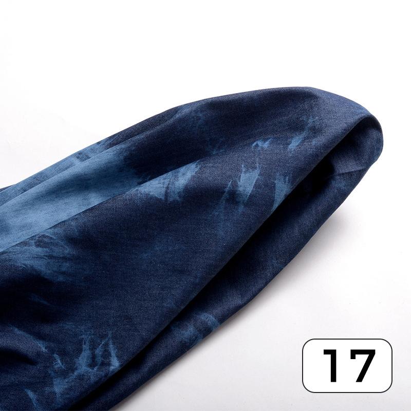 50*140 cm Trendy Džínovina Vázanka Sepraná Silná látka Pro Sukně Džíny Kalhoty Oblečení Šaty Šití Diy Patchwork Materiál