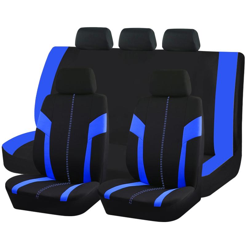 AUTO PLUS housses de siège de voiture universelles adaptées à la plupart des voitures SUV camion housses de siège en tissu maille respirant