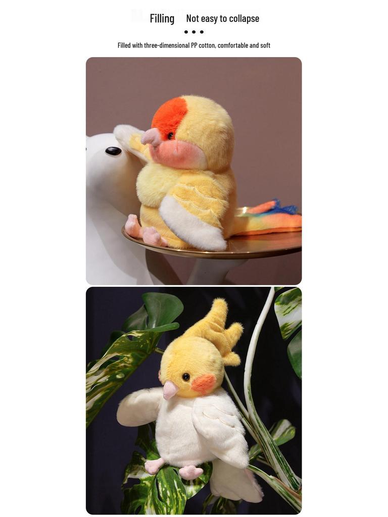 Parrot & Owl Plush Ventriloquist Hand Puppet Set - Peacock, Toucan, and More