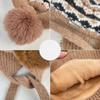 Winter Velvet Thickened Outdoor Warm Cold Ear Protection Knitted Hat Children