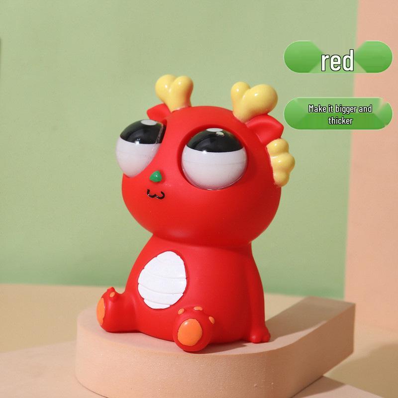 Exploding Eyes Dragon Man Panda Squeeze Toy - Decompression Artifact & Internet Celebrity Gift for Kids