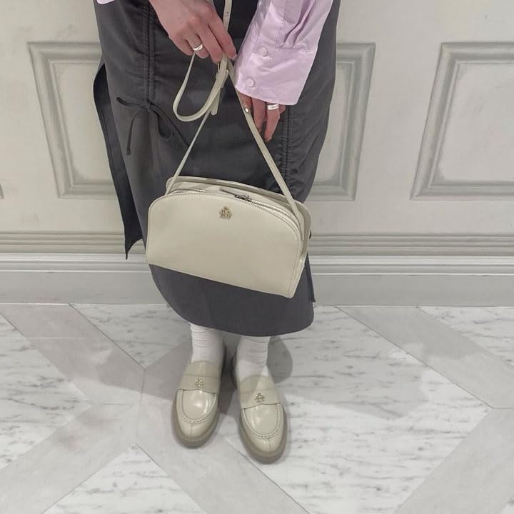 Low Heel Flat Made In 131024100013 [Diana] Shoes, Japan, White, Ivory, 24.5cm,