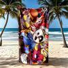 Digital Circus Beach Towel High Absorbency Quickdry Comfortable Lightweight Suitable For Swimming Gym Camping Yoga Vacation