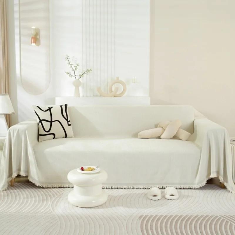 Waterproof Sofa Towel Chenille Four Seasons Universal Sofa Cover All-inclusive Universal Simple Sofa Blanket 90x180cm 1pcs