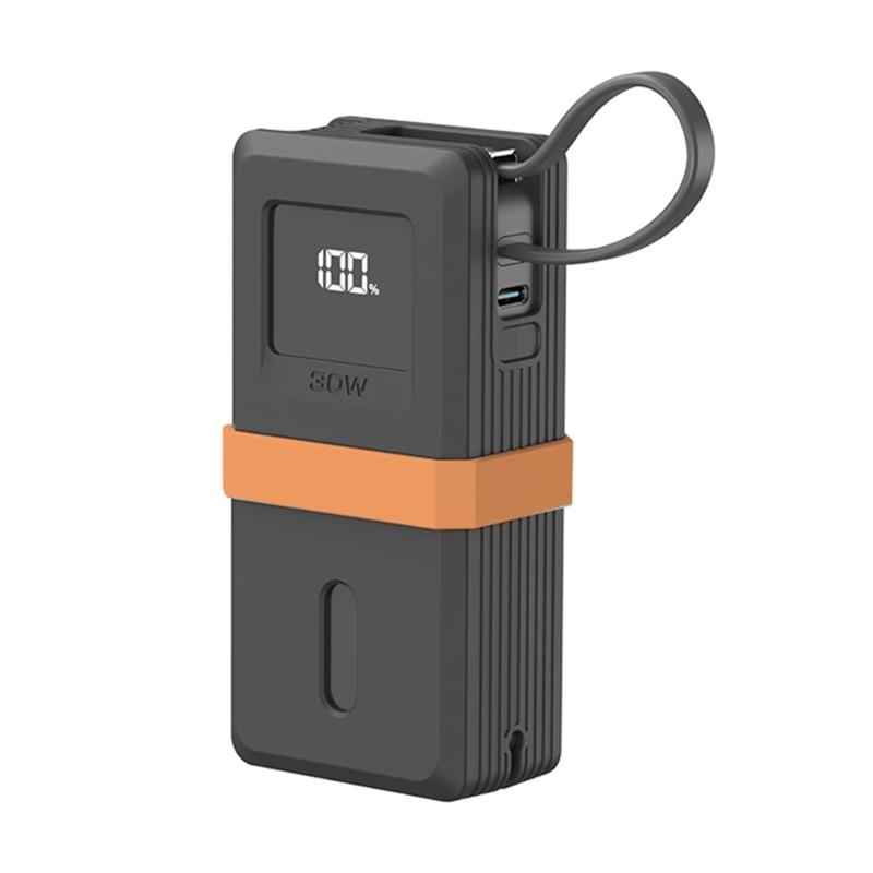 Shockproof Chargers Case Housing Universal Fit For Power Backup Nonslip Silicone Cover Easy Snap Installation Material