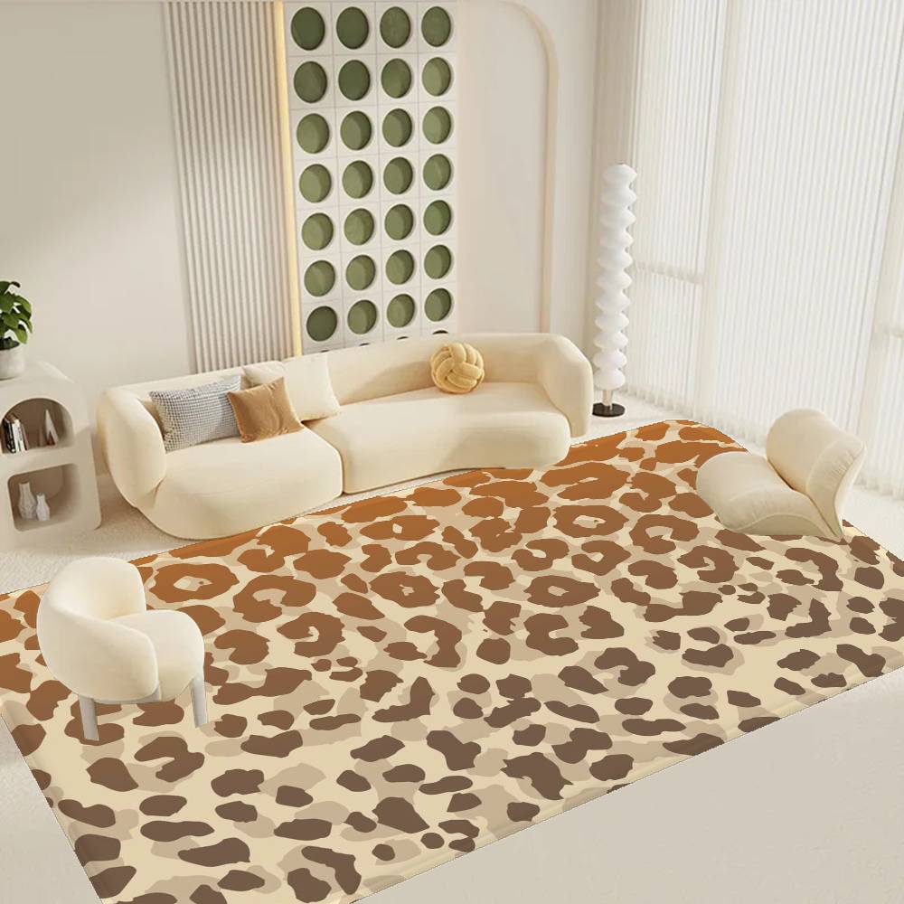 

Leopard Print Entrance Door Mat Nordic Style Home Doormat Bathroom-Toilet Mats Bedroom Hotel Decor Mat 40x60cm