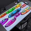 Geometry Dash1 Mouse Pad - Non-Slip Rubber Base, Smooth Surface for Work,Gaming,Office,And Home Use, Desk Mouse Pad