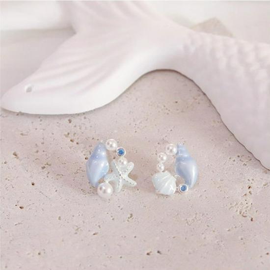 

2025 Изысканный нишевый дизайн Простые роскошные серьги для женщин - Универсальные серьги-гвоздики высокого класса