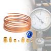 Pressure Gauge Tubing Kit 72'' High Performance High Temperature Ductility Heat Resisting Accessories for Professional Repair