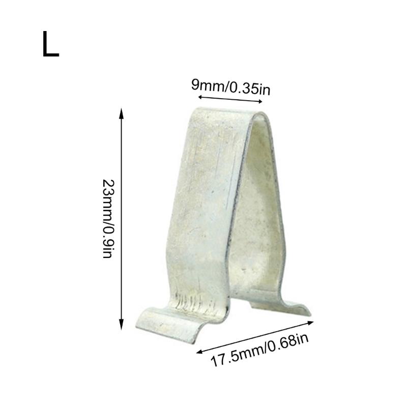 20pcs Trunk Tailgate Retainer Clips Automotive Accessories Car Door Strips Lining Metal Fastener Clips Trim Panel Clip