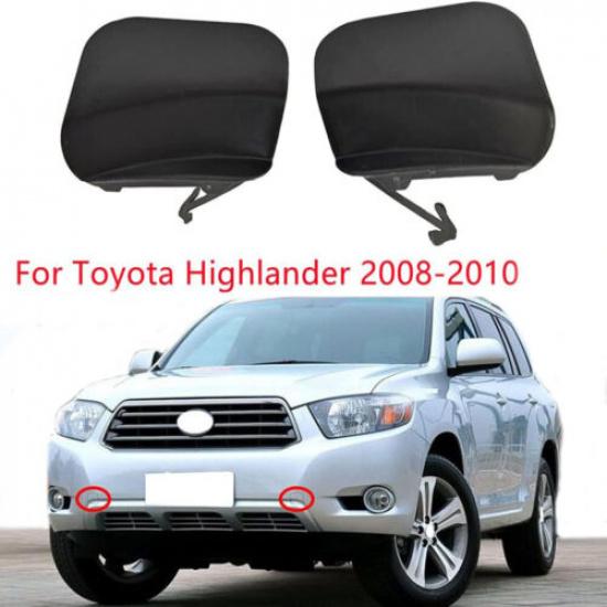 2X Front Bumper Tow Hook Eye Cap Cover 52127-0E030 For Toyota Highlander 08-10