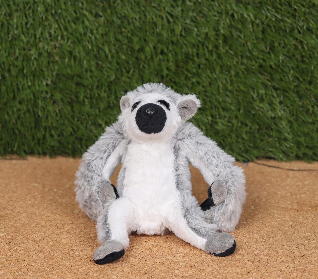 Takeoff Plush Toy Hanging Ring-tailed Lemur