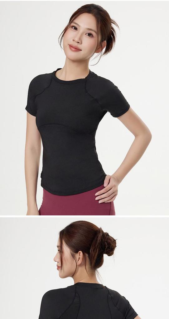 Women's Slimming Quick-Dry Breathable Yoga & Fitness Short-Sleeve Top