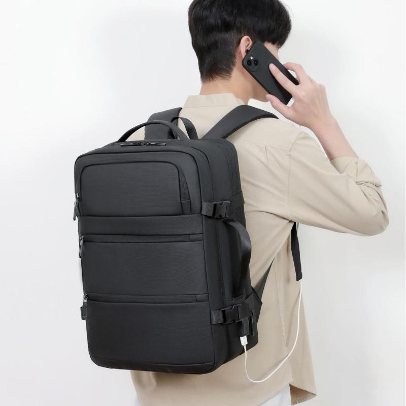 Business Backpack, High-end Multi-functional Backpack, Water-resistant, Large-capacity Computer Bag for Business Trips and Travels