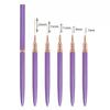 Pluma Pincel para Uñas 5 uds/set Set de Pinceles Liner para Uñas Larga Raya Dibujo Profesional