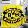 1pz Coperta in Flanella con Stampa di Dortmund, Alta qualità Confortevole per Tutte le Stagioni, Decorazione per la Casa, Calore e Comfort, Perfetta per Regali di Natale28