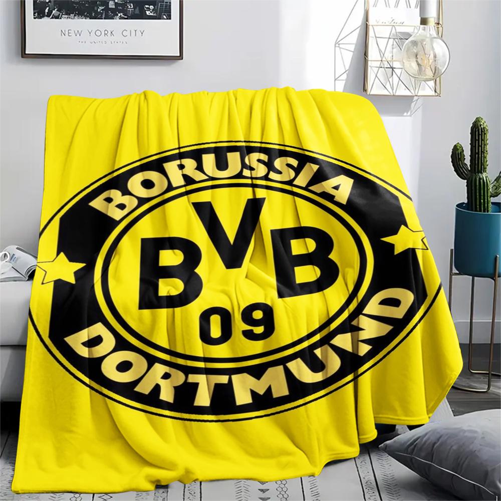 1pz Coperta in Flanella con Stampa di Dortmund, Alta qualità Confortevole per Tutte le Stagioni, Decorazione per la Casa, Calore e Comfort, Perfetta per Regali di Natale28