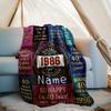 Outdoor Customize Blanket Celebrate Your Milestone Birthdays With Style Perfect For Travel Camping Picnics And More Soft Comfortable And Lightweight
