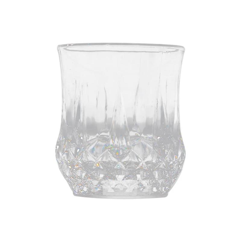 Tazza in Vetro Tagliato Lampeggiante Automatica a LED Multicolore Tazza Luminosa Bicchiere da Vino Birra Bicchiere da Whisky per Bevande Bar Club Festa Natale