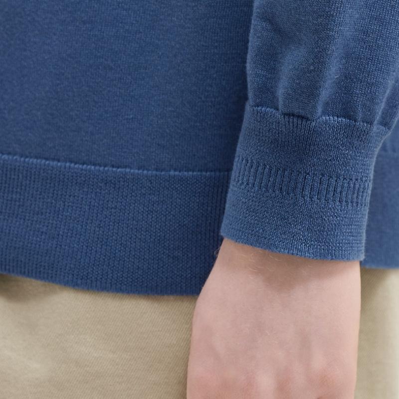 Fred Perry [sharp] Long Sleeve Classic Knit Shirt   Midnight Green Afpm2434535 963