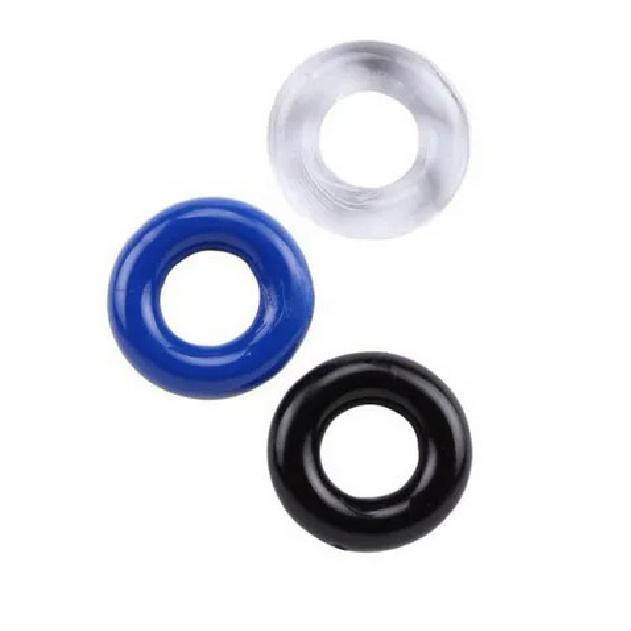 Three Colors Transparent Lock Sperm Ring Male Harness Sperm Condom Silicone Penis Delay Ring Men's Erotic Toys Adult Sex Toys