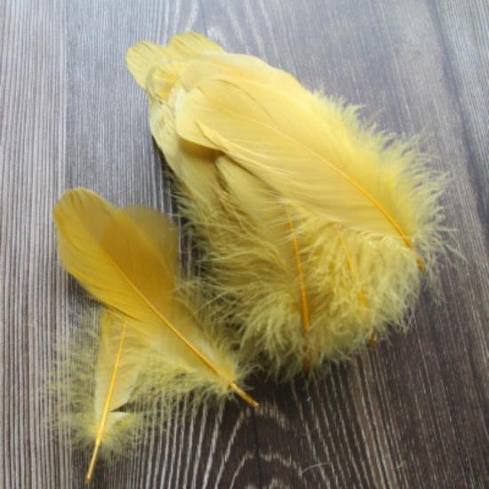 50Pcs Color Full Soft Big Floating Feather Goose Feather Diy Color Feather Headdress Craft Decorative Material
