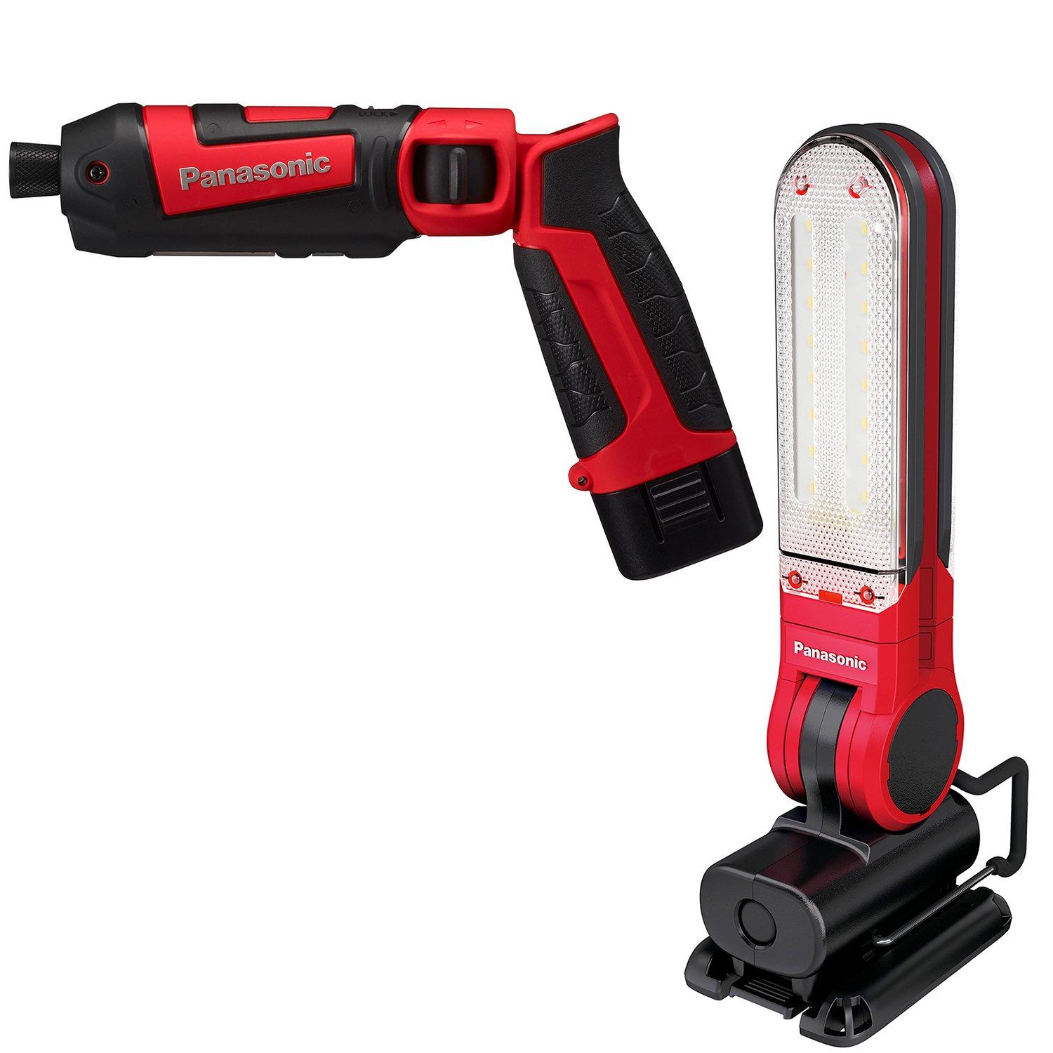 

Panasonic Charging Stick Impact Driver LED Multi Light Set Red Limited Edition EZ7521LA2STR 7.2V1.5Ah