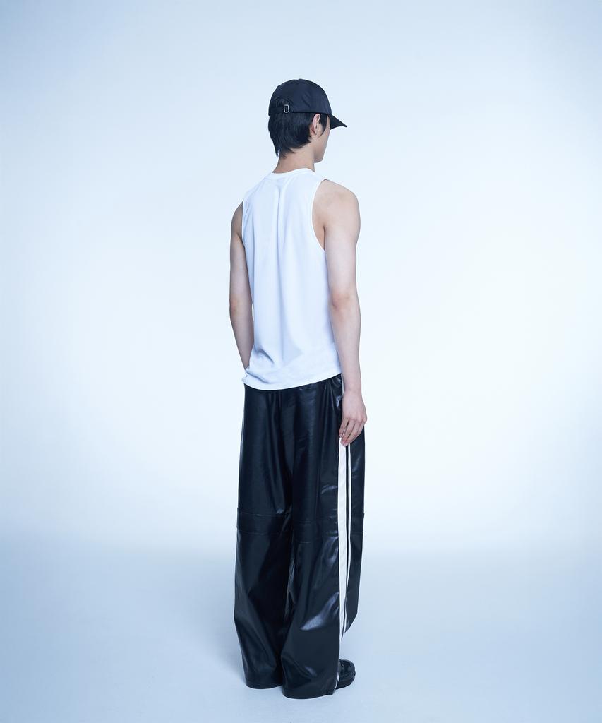 Hyeonpiteu Basic Mesh Sleeveless-[White]