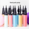 Portable Hand-Pump for Balloons and Swim Rings with Angled Nozzle - Macaron Colors