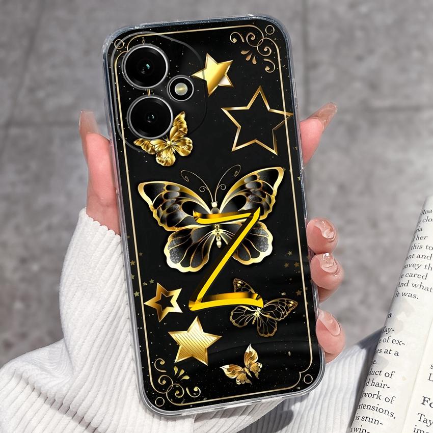 Fashion Letter Butterfly Pattern Phone Case For Honor 400 300 200 Pro Lite Smart 50S 30S 20S 20i 10i Soft Clear Back Cover For Honor Cellphone Casing