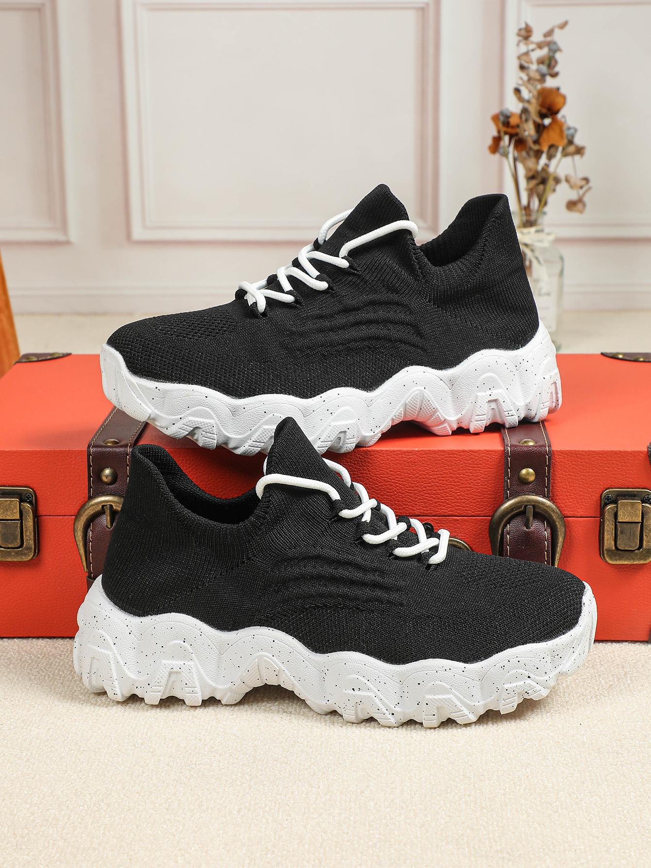 

YRZL Women s Running Shoes Breathable Men Sports Shoes Comfortable Non-Slip Soft Sole Casual Sneakers Walking Shoes for Women 44 серый