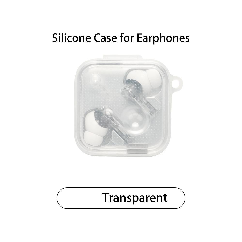 with Keyring Earphone Case Silicone Headphone Protective Case Charging Box Shell for Nothing Ear 3