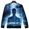 Premium Quality Detroit Become Human Connor Cosplay 3d Print Hoodie Sweater Costume