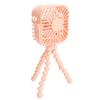 Mini Portable Stroller Fan 3 Speed Rechargeable LED Night Light 360 Degree Rotation Cooling Desk Stroller Fan Pink
