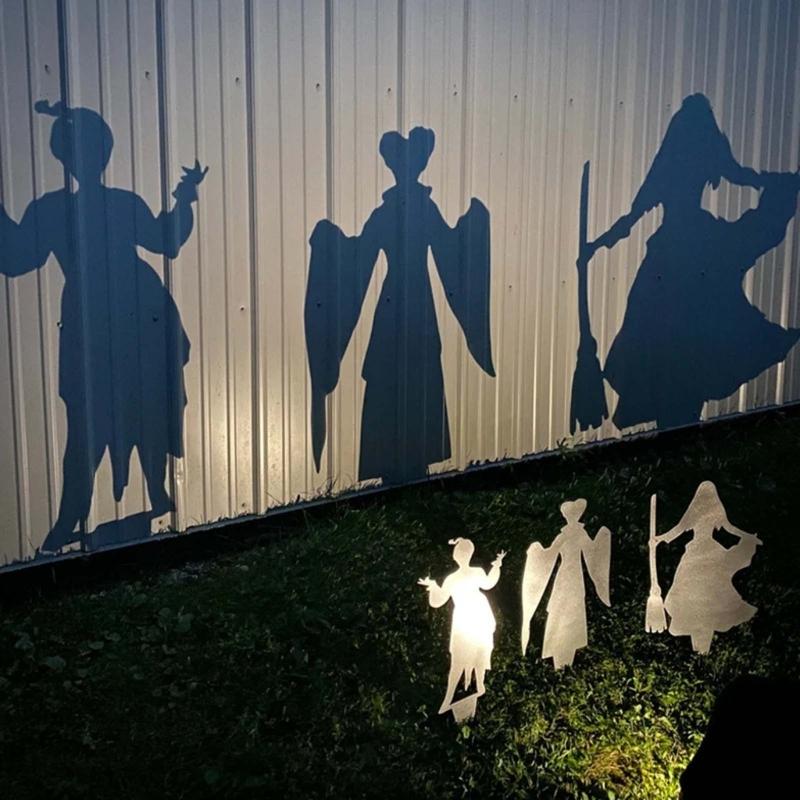 Halloween Theme Witch Outdoor Garden Decorative Stakes Horrifying Party Scene Props Hand Floor Insert for Lawn Ornaments