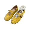 Soft leather version~ frosted leather shallow mouth small single shoes women's retro rivet round head Mary Jane shoes flat comfortable grandma shoes