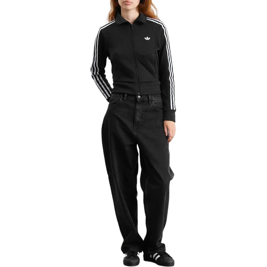 adidas Originals Adicolor Firebird Striped Zip-Up Long Sleeve Jacket Women Jackets JY2613