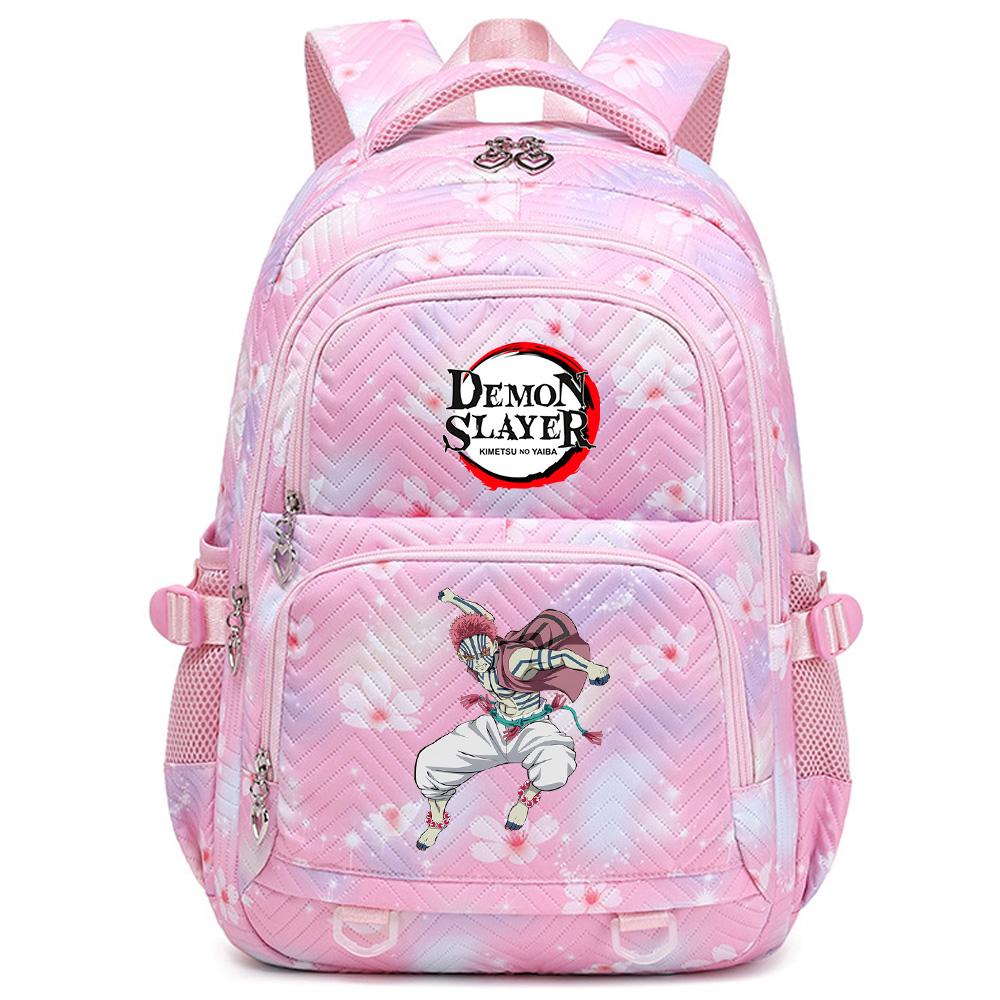 Školní batoh s potiskem Anime Demon Slayer pro studenty, teenagery, chlapce, dívky, ženy, cestovní batoh Mochila Escolar