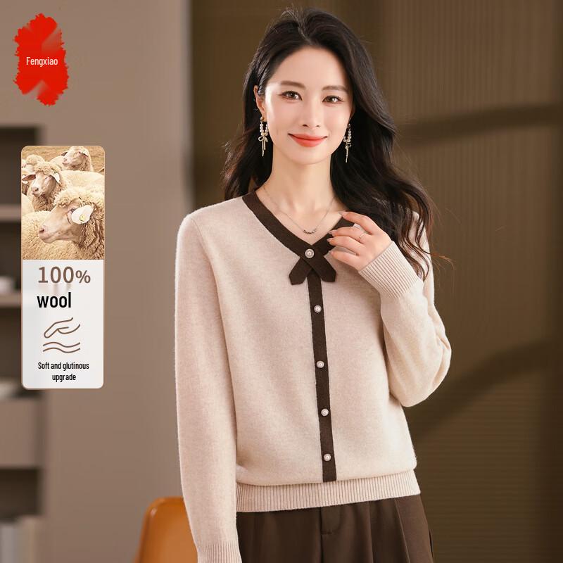 

Women s Pure Wool Long Sleeve Sweater XL