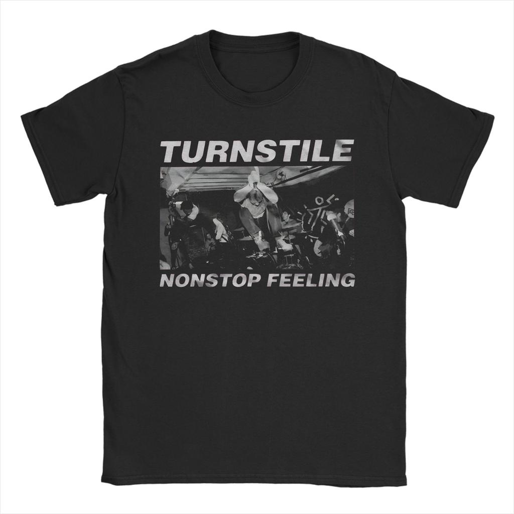 Men Women Graphic Printing Turnstile band T Shirt Tee 100% Cotton  T-shirts Clothing