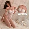 Sex underwear fake fish bone waist chain cotton pad breast support suspender onesie sexy mesh splicing open crotch free