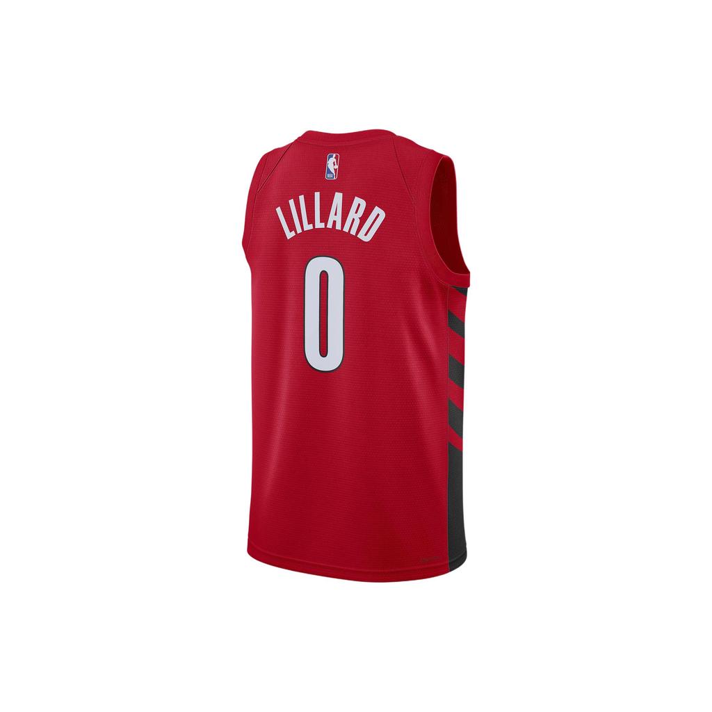 Air Jordan X NBA Portland Trail Blazers Statement Edition Swingman Jersey 'Damian Liliard 0' Men's DO9541-657