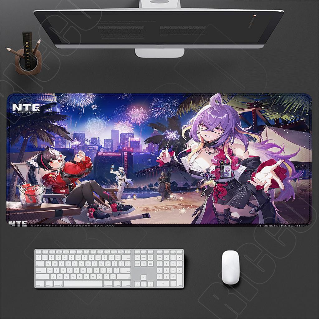 HD XXL Mouse Pad Neverness To Everness NTE Girl Gaming Keyboard Mousepad Rug Office Computer Anime Gamer 40x90cm Desk Mat Carpet