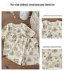 2025 Kids' Summer Pajama Set - Boys & Girls Short Sleeve Shorts