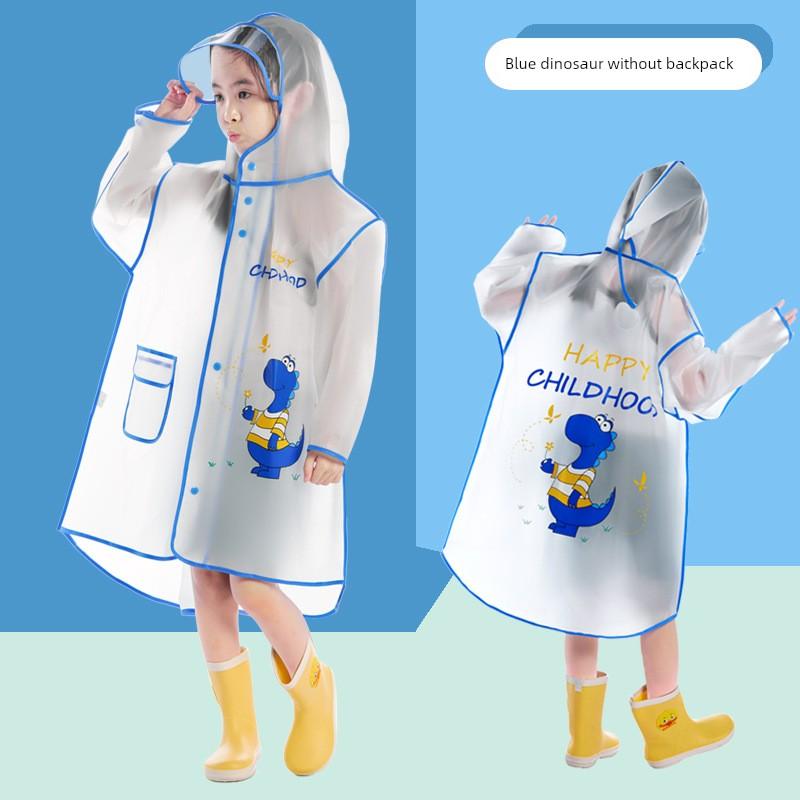 Children's Raincoat Girls' Waterproof Kindergarten Poncho Primary School Boys Transparent Poncho for Babies 3 Years Old 6 Years Old 10 Years Old